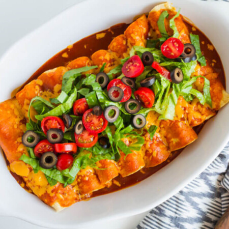 Easy Homemade Beef Enchiladas - a yummy main dish recipe that your whole family will love