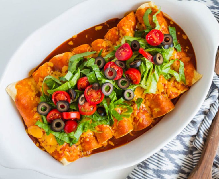 Easy Homemade Beef Enchiladas