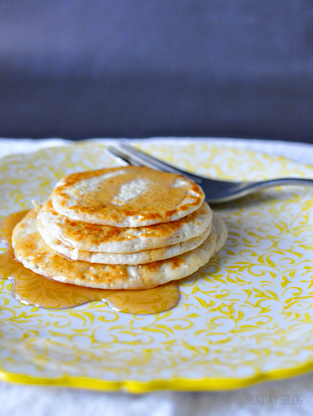 Delicious 4 Ingredient Blender Pancakes