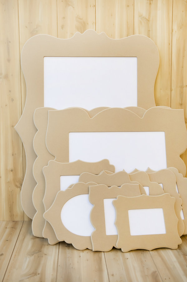 Awesome Cut It Out Frames - lots of shapes and sizes.  The perfect blank canvas!  http://bit.ly/1fvdv2B