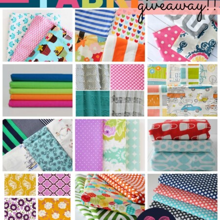 Over 36 yards of fabric to giveaway to one lucky reader!!