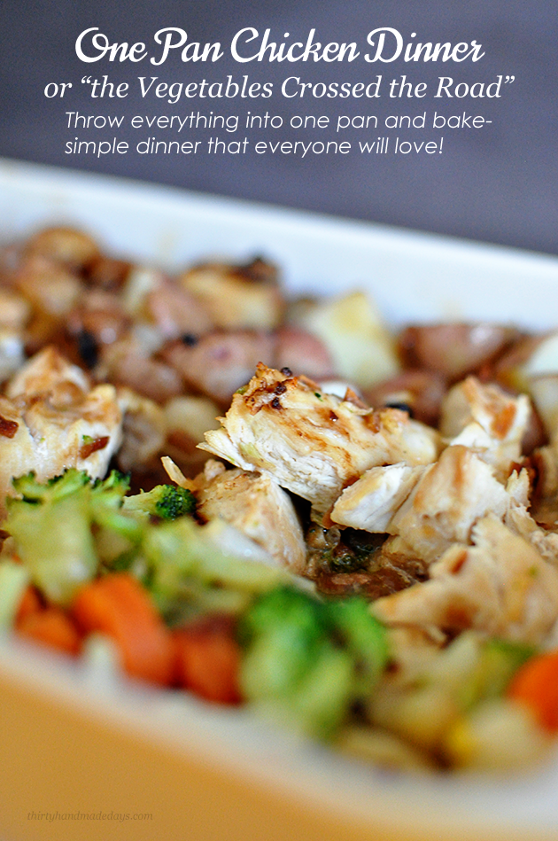 One Pan Chicken & Vegetables ⋆ Real Housemoms