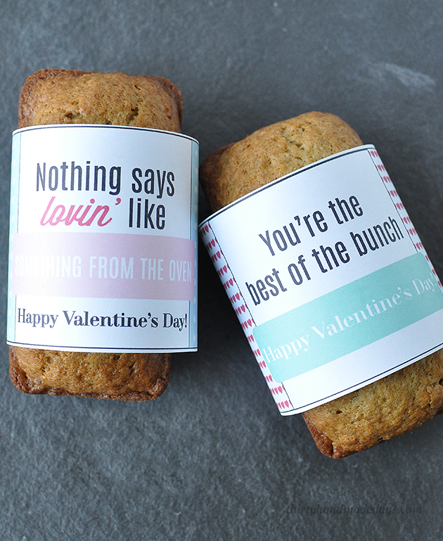 Last Minute Gift Idea Printable Bread Wrappers