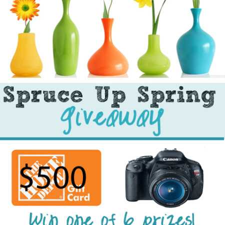 Spring Spruce Up Giveaway with some of my favorite bloggers!