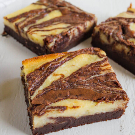 Cheesecake Brownies - they are delicious and simple and a fun take on regular brownies.