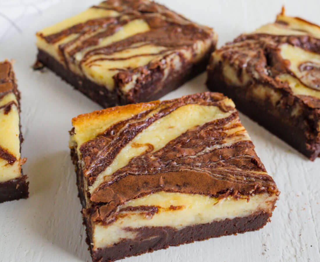 Cheesecake Brownies - they are delicious and simple and a fun take on regular brownies.