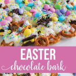 Easter Chocolate Bark - a really tasty, pretty treat for Easter from www.thirtyhandmadedays.com