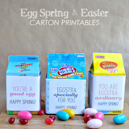 Fun Egg Carton printables for the spring and Easter | Thirty Handmade Days