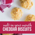 Homemade Biscuits - these melt in your mouth cheddar biscuits are not only easy to make but soooo good! from www.thirtyhandmadedays.com