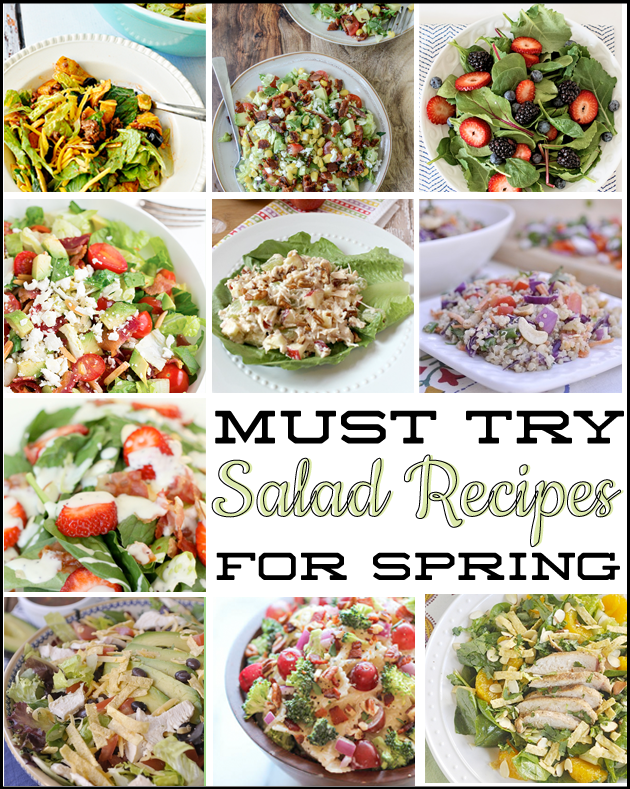 Amazing round up of must try Salads for spring! | Thirty Handmade Days