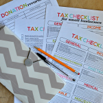 Tax Printables- easy checklists to help you prepare your taxes | Thirty Handmade Days