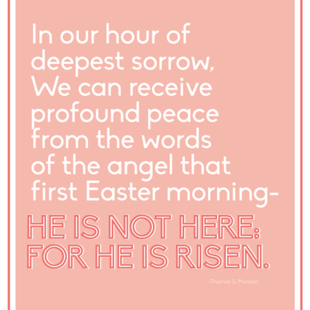 Printable Easter Quote | Thirty Handmade Days