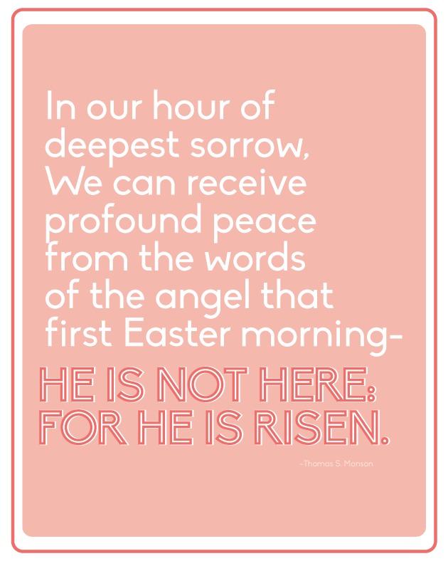 Printable Easter Quote | Thirty Handmade Days 