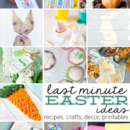 Fun last minute Easter ideas- featuring crafts, recipes, printables, and more! | Thirty Handmade Days