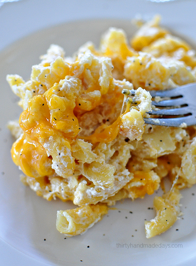 easy mac n cheese recipe without milk