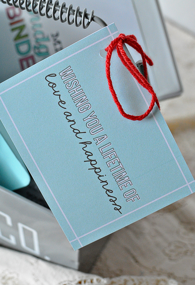 the Practical Bridal Shower (or Wedding) Gift -- what I wish I would've received! Printable tag included.  