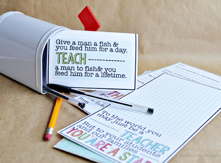 Cute Printable Teacher Gift Cards from www.thirtyhandmadedays.com