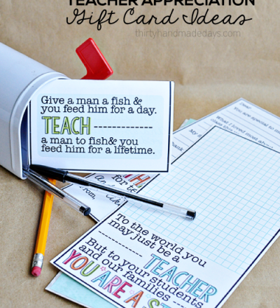 printable teacher appreciation gift card ideas thirty handmade days