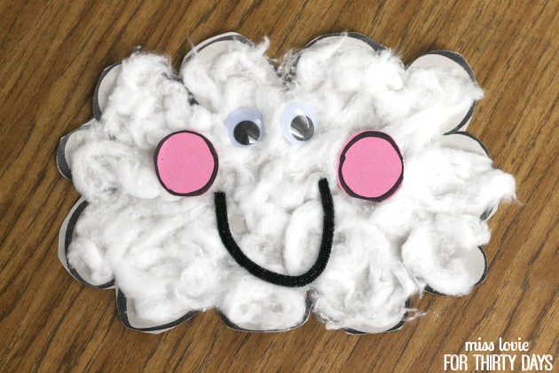 Cotton Ball Cloud Craft  Clouds projects, Cloud craft, Clouds