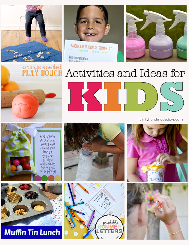 Over 25 ideas for kids to enjoy. Crafts, printables, activities -- tons of ideas to help kids explore, learn and have fun!