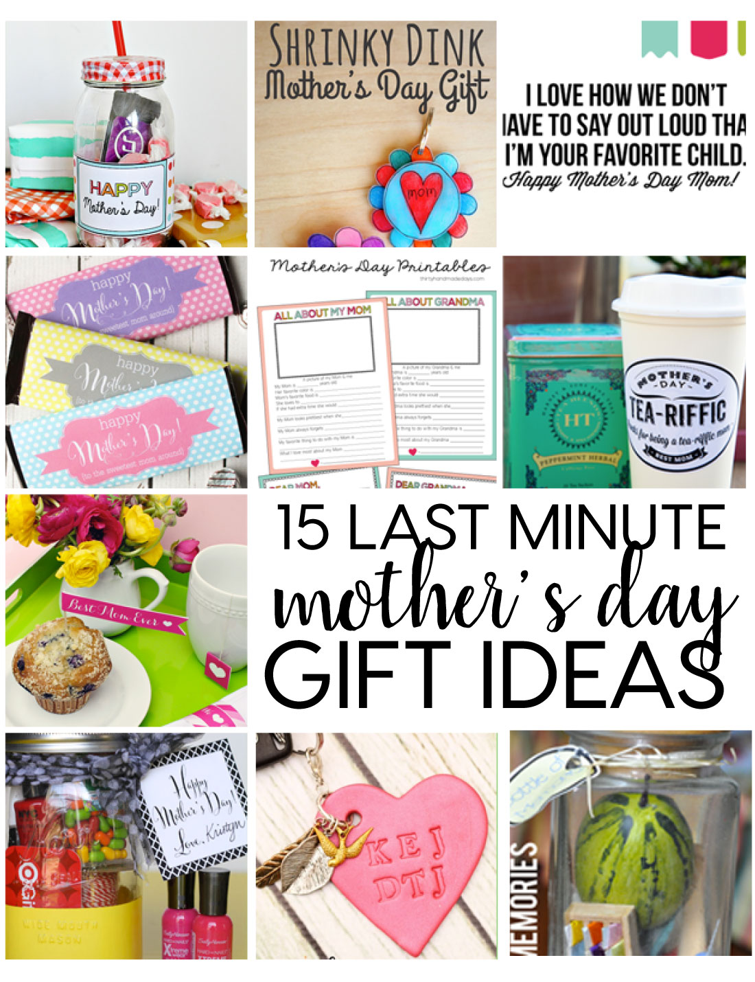 Last Minute Mother's Day Gifts