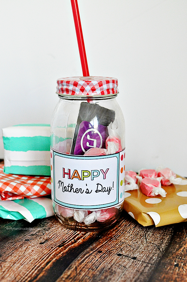 Last Minute Mother's Day Gift Ideas & Cute Mason Jar Gifts