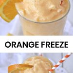 Creamy Orange Freeze - the perfect drink for a hot summer day! www.thirtyhandmadedays.com