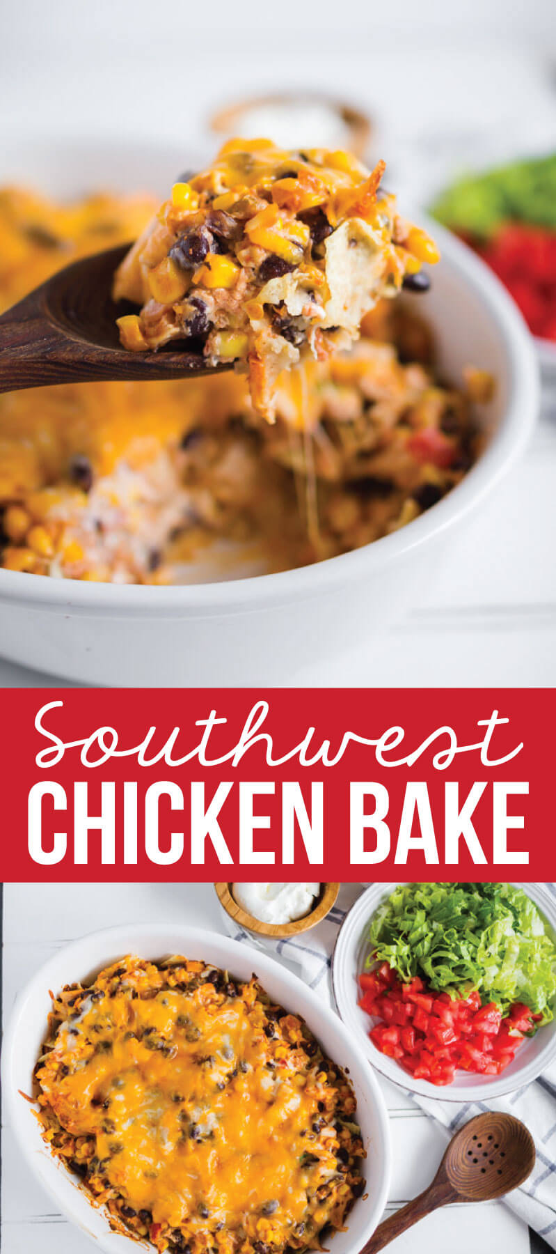 Southwest Chicken Bake- make this yummy main dish and enjoy! from www.thirtyhandmadedays.com