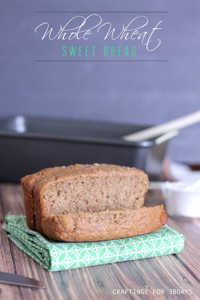 Amazing Whole Wheat Sweet Bread 