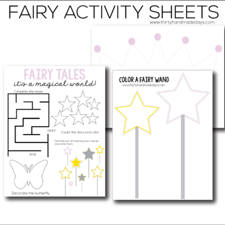 Fairy Tale Worksheets from www.thirtyhandmadedays.com