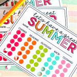 Summer Activity Punch Cards - use these punch cards to motivate kids to do something other than veg on electronics all summer.