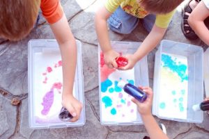 Baking Soda Painting