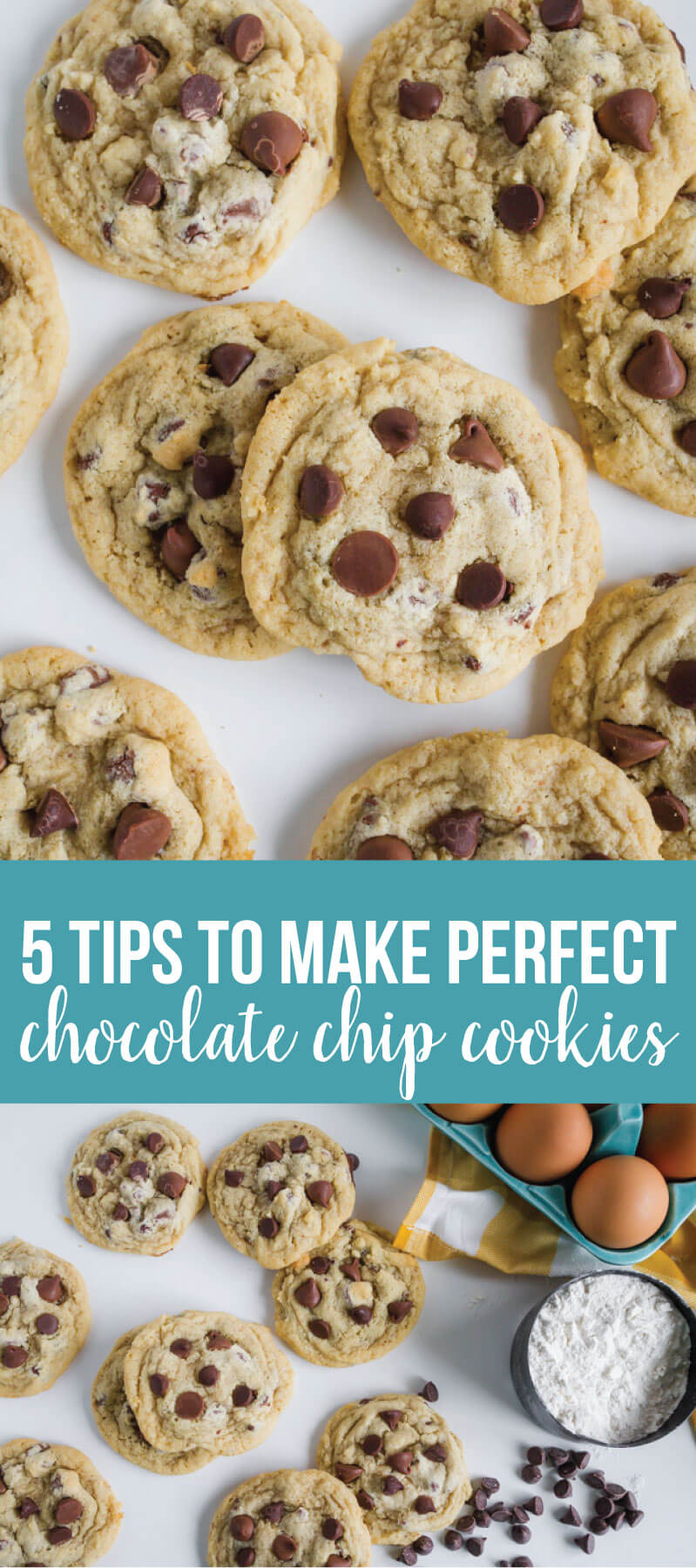 5 Tips to Make the Perfect Chocolate Chip Cookies every single time from www.thirtyhandmadedays.com