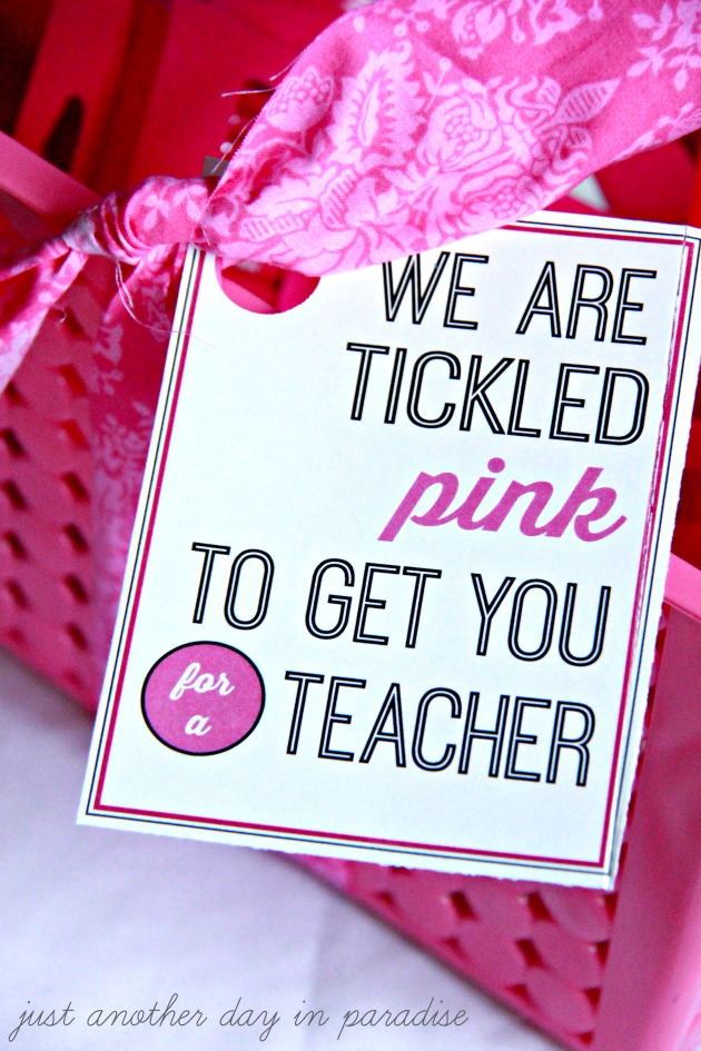 Back To School Teacher Gift Pink 2
