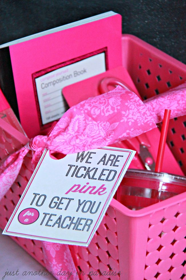 Back To School Teacher Gift Pink 4