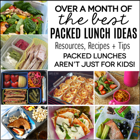 Over a month's worth of packed lunch ideas - perfect for work! Because lunches aren't just for kids. | Thirty Handmade Days