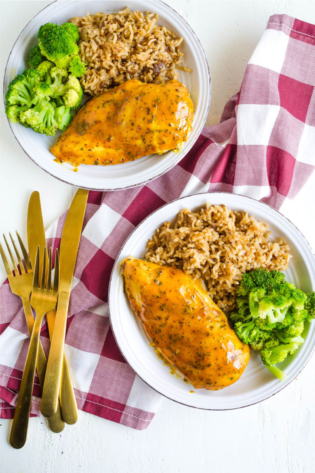 Honey Mustard Chicken - easy to make, baked and delicious. Full plate of chicken. 