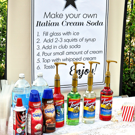 Make your own Italian Cream Soda Bar | Thirty Handmade Days