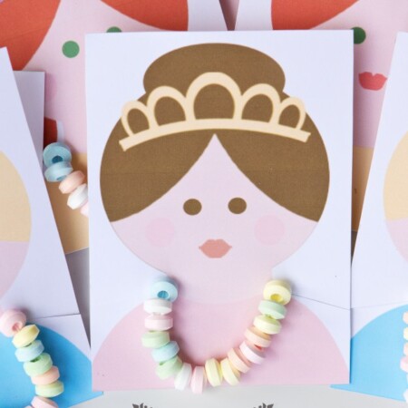 Princess party favors featured at the Party Bunch