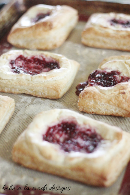 Raspberry Almond Cream Cheese Danish