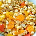 Simple healthy side dish - Peppers and Corn Medley from Thirty Handmade Days