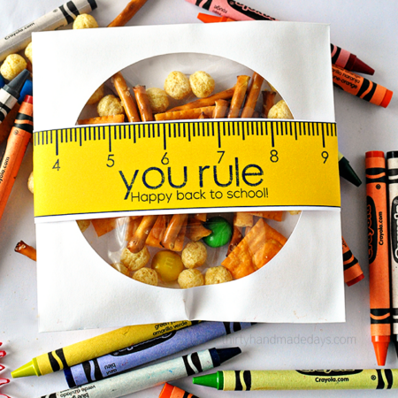 You rule! Happy Back to school printable from www.thirtyhandmadedays.com