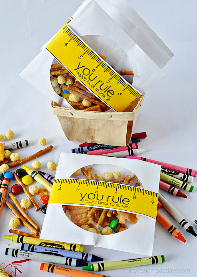 You rule! Happy Back to school printable www.thirtyhandmadedays.com