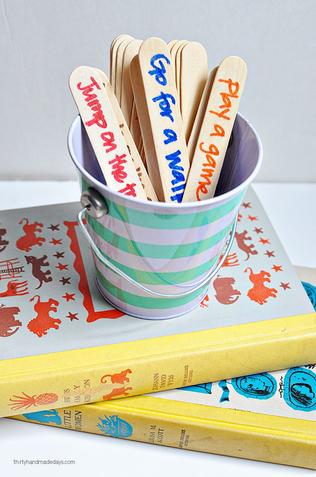 After school 1-2-3 : fun idea to keep the chaos to a minimum after school! | Thirty Handmade Days