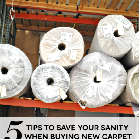 5 Tips to Save Your Sanity When Buying New Carpet | Thirty Handmade Days