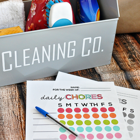 Printable Chore List from www.thirtyhandmadedays.com