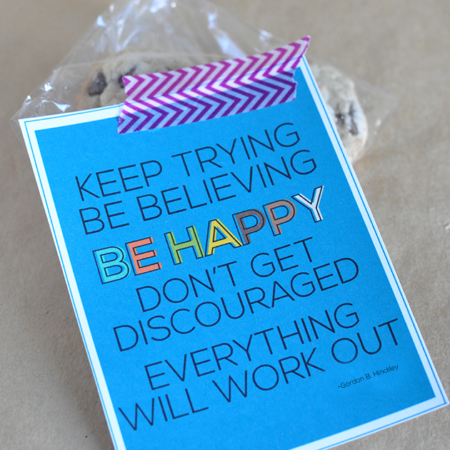 Encouraging quote print and card from Gordon B. Hinckley www.thirtyhandmadedays.com