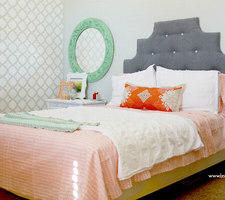 Cute girls room from Lolly Jane featured at the Party Bunch