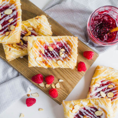 Raspberry Cream Cheese Danish - making your own is a lot easier than you think. And so delicious!