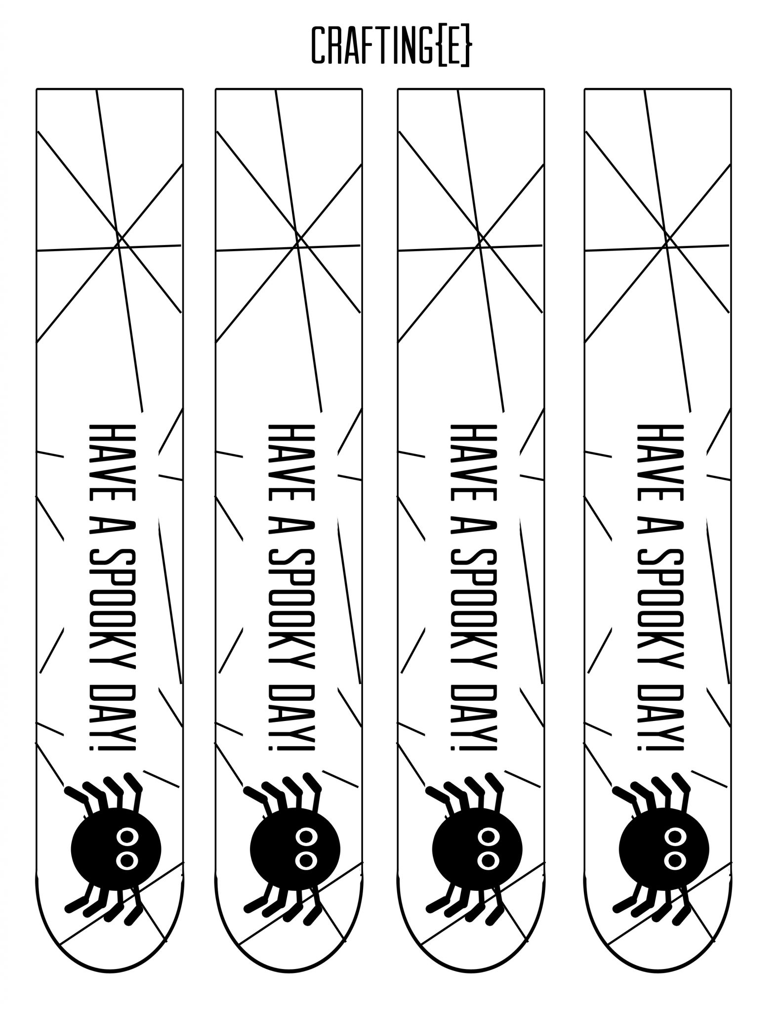 Spider Cookie Halloween Gift Tag Spider Cookie Halloween Gift Tag